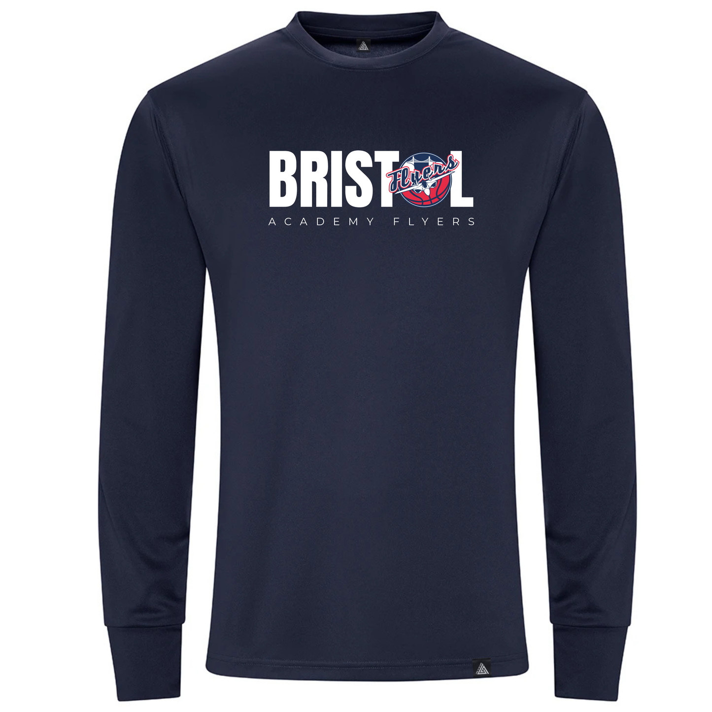 BRISTOL ACADEMY FLYERS WARM UP TSHIRT LONG SLEEVE