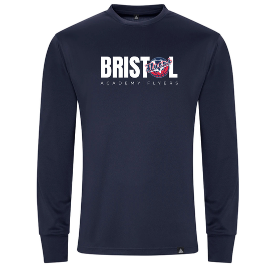 BRISTOL ACADEMY FLYERS WARM UP TSHIRT LONG SLEEVE