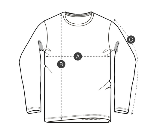 BRISTOL ACADEMY FLYERS LONG SLEEVE ORGANIC T-SHIRT